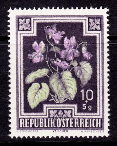 Austria B235 MNH - Flowers - 1948