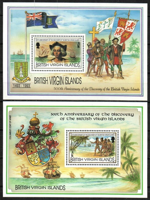 Virgin Islands Stamp 781-782  - Discovery of Virgin Islands 