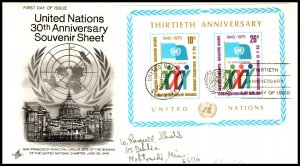 UN New York 262 Artcraft NY Pencil FDC