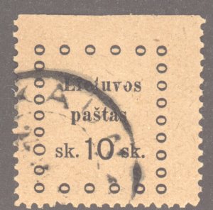 Lithuania, Scott #20, Used