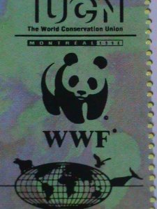 KOREA STAMP 1996 SC#3580 WORLD WILD LIVE FUND-WWF-TIGER CTO-MNH S/S SHEET