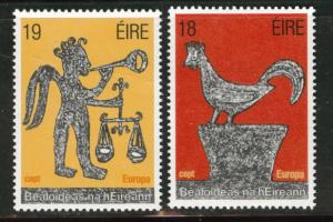 Ireland Scott 496-7 MNH** CEPT Europa 1981 set CV $11