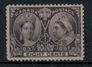 Canada 1897 UN56 - 8 cent QV Jubilee - MLH (See Scans)