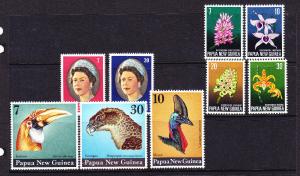 PAPUA NEW GUINEA 1974 COMMERATIVES  3 SETS  MNH    