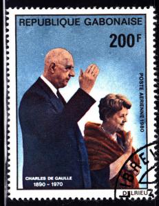 Gabon C242 Charles de Gaulle 1980