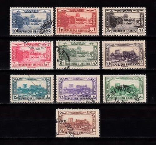 LEBANON- LIBAN SC# C65-C74 USED 