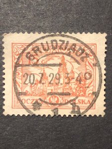 Poland postage, stamp mix good perf. Nice colour used stamp hs:4