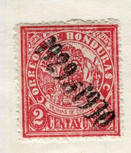 HONDURAS; 1929 early Optd issue fine Mint 2c. value