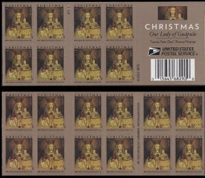 U.S.#5525 Xmas 2020 (Our Lady of Guapulo) 55c FE Booklet Pane of 20, MNH.