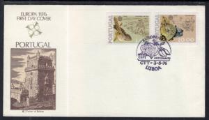 Portugal 1283-1284 Europa Fleetwood U/A FDC