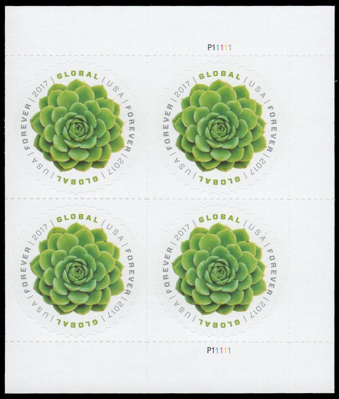 USA Sc. 5198 ($1.15) Global Succulent 2017 MNH plate block