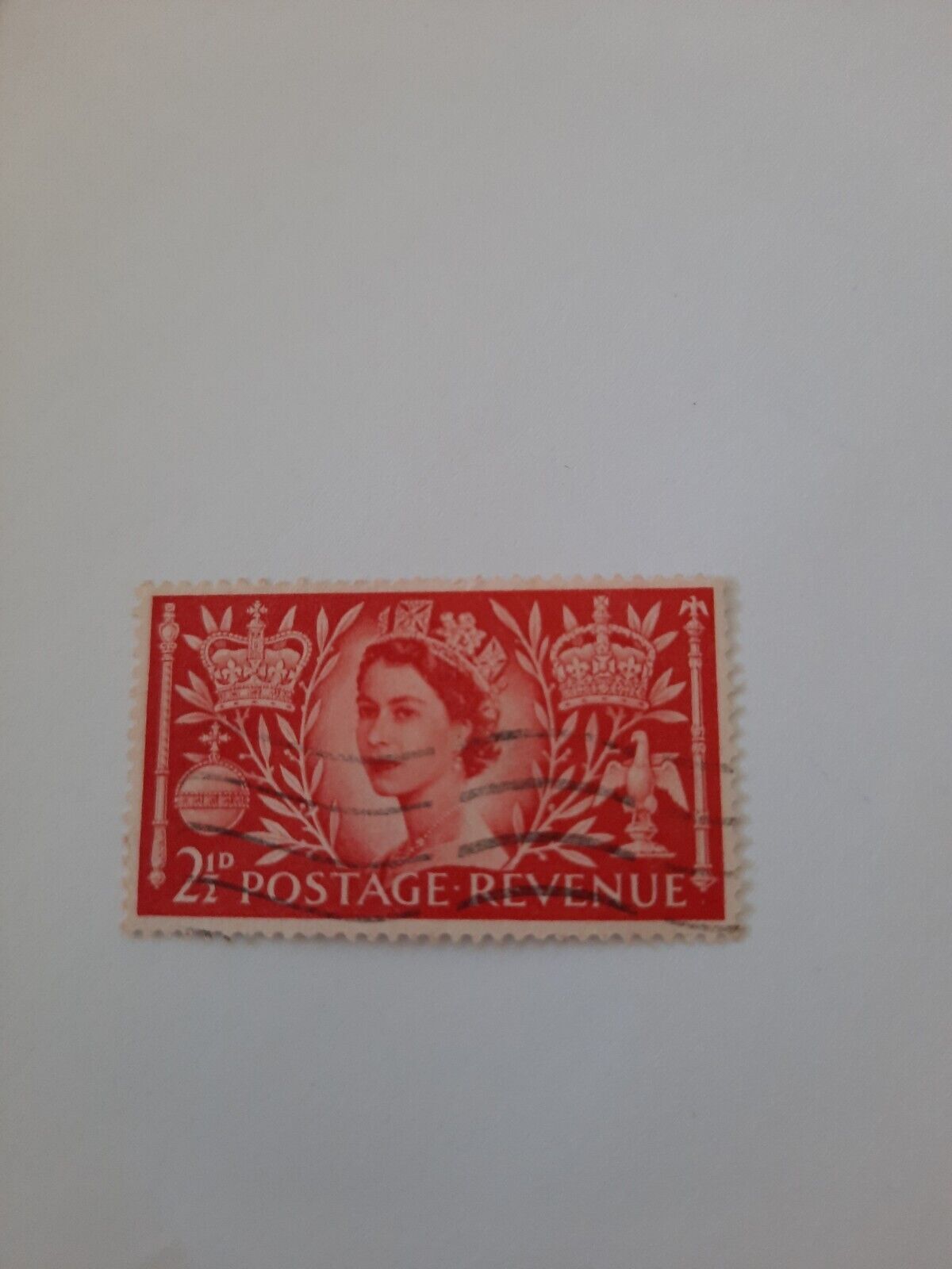 Queen Elizabeth ll 2 1/2d Postage Revenue Stamp MINT Great Britain