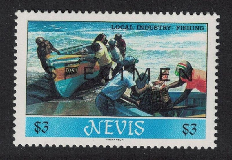 Nevis Fishing Local Industries SPECIMEN 1986 MNH SG#405