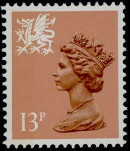 Great Britain - Wales & Monmouthshire WMMH21a MNH Machin Head