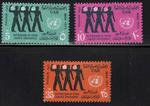 EGYPT Scott 694-696 MNH** ILO set