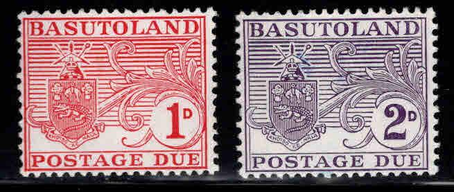 Basutoland Scott J3-J4 MH* postage due set