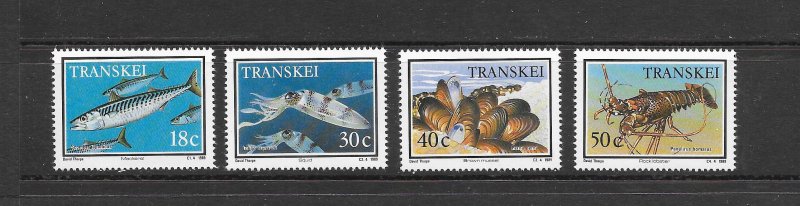 MARINE LIFE - SOUTH AFRICA (TRANSKEI) 223-6  MNH