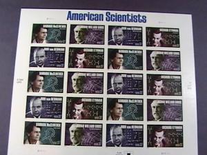 U.S.# 3906-3909(3909a)MINT/NH-PANE OF 20---AMERICAN SCIENTISTS---2005