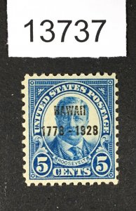 MOMEN: US STAMPS # 648 MINT OG NH LOT #13737