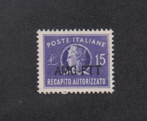 Trieste (Zone A) Scott #EY4 MH