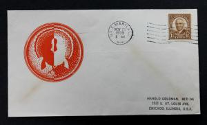 US Naval Cover USS Maryland US #684 Thanksgiving Cover 1939