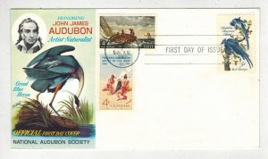 1963 HONORING JOHN JAMES AUDUBON 1241 COLUMBIA JAYS COMBO ARTS PAINTINGS STAMPS