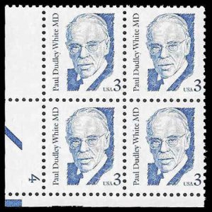 PCBstamps   US #2170a PB 12c(4x3c)Dr. Paul D. White, 4, MNH, (PB-3)