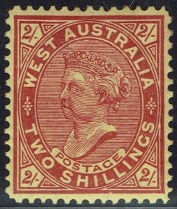 WESTERN AUSTRALIA 1902 QV 2/- 