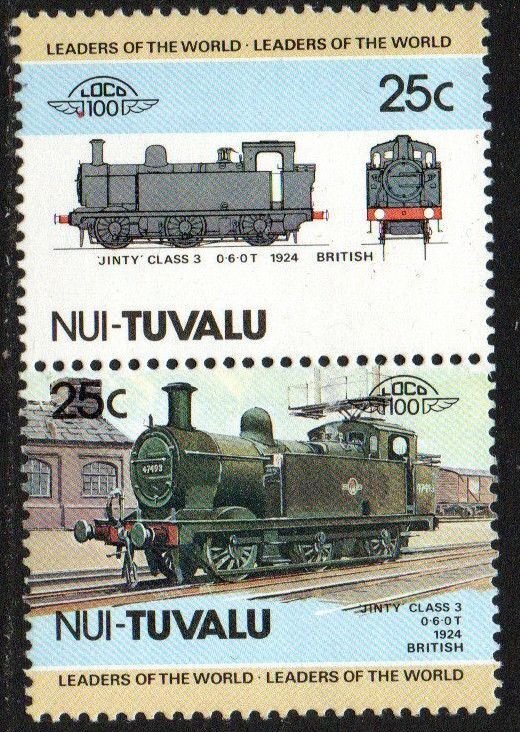 Tuvalu - Nui Sc #8 MNH pair