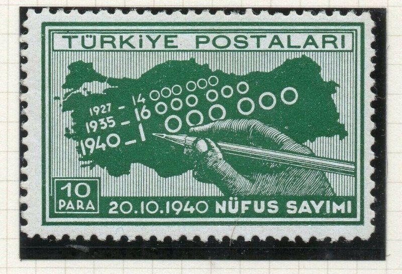 Turkey 1940 Early Issue Fine Mint Hinged 10p. NW-10503