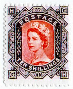 (I.B) Cinderella Collection : Gerald King Elizatoria 10/- (QV Spoof)