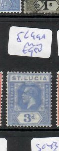 ST LUCIA (P2403B)  KGV  3D   SG 99A   MOG 