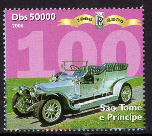 Sao Tome and Principe 2006 Centenary of Rolls Royce Silver Ghost Set  Perforated