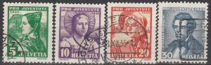 Switzerland #B73-6  F-VF Used CV $14.35 (S2410)