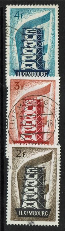 Luxembourg SC# 318-320, Used - S4032