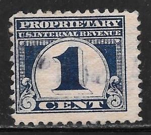 USA RB65: 1c Numeral Revenue, used, F