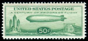 MOMEN: US STAMPS #C18 MINT OG NH XF JUMBO