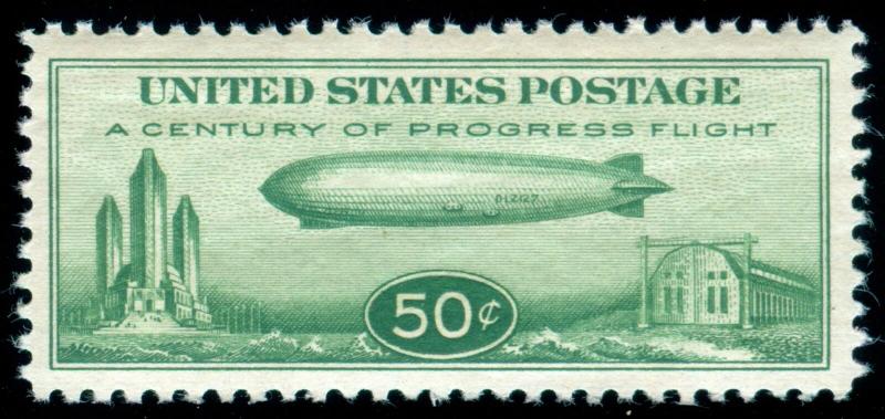 MOMEN: US STAMPS #C18 MINT OG NH XF JUMBO