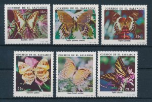 [116284] El Salvador 1990 Insects butterflies schmetterlingen  MNH