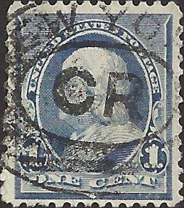 # 219 DULL BLUE USED BEN FRANKLIN SCV-0.75