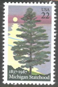 USA Scott 2246 MNH Michigan statehood stamp