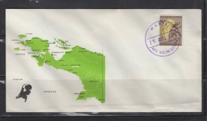 Netherlands New Guinea cover postmark WARIS 1961  (#23)