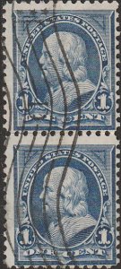 # 264 Blue Used Ben Franklin