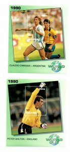 SPECIAL LOT Bhutan 1991 SC 1043-8 - World Cup - 10 Sets of 6 S/S - MNH