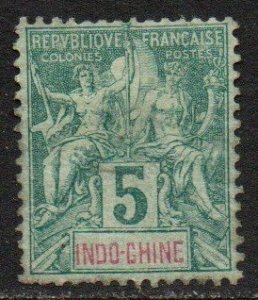 Indo-China Sc #6 Mint Hinged