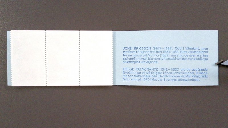 Sweden Scott # 1182a Full Booklet Mint MNH. All Additional Items Ship Free.