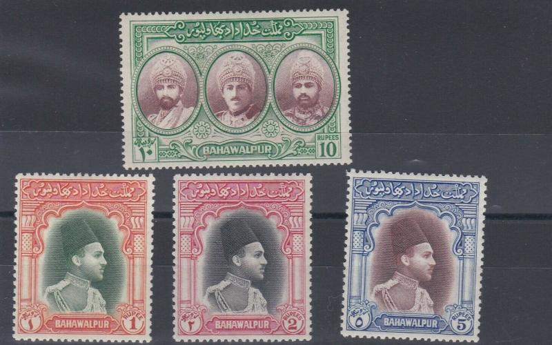 BAHAWALPUR  1948  S G  35 - 38   SET OF 4     MH 