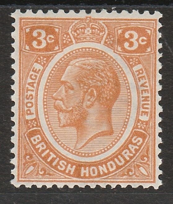 BRITISH HONDURAS 1922 KGV 3C