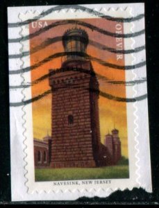 5622 (55c) Mid-Atlantic Lighthouses - Navesink SA. used on paper