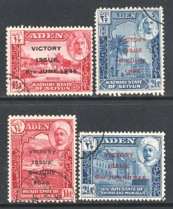 Aden Seiyun & Mukalla Scott 12/13 - SG12/13, 1946 Victory Sets used